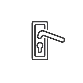 Icono manilla puerta